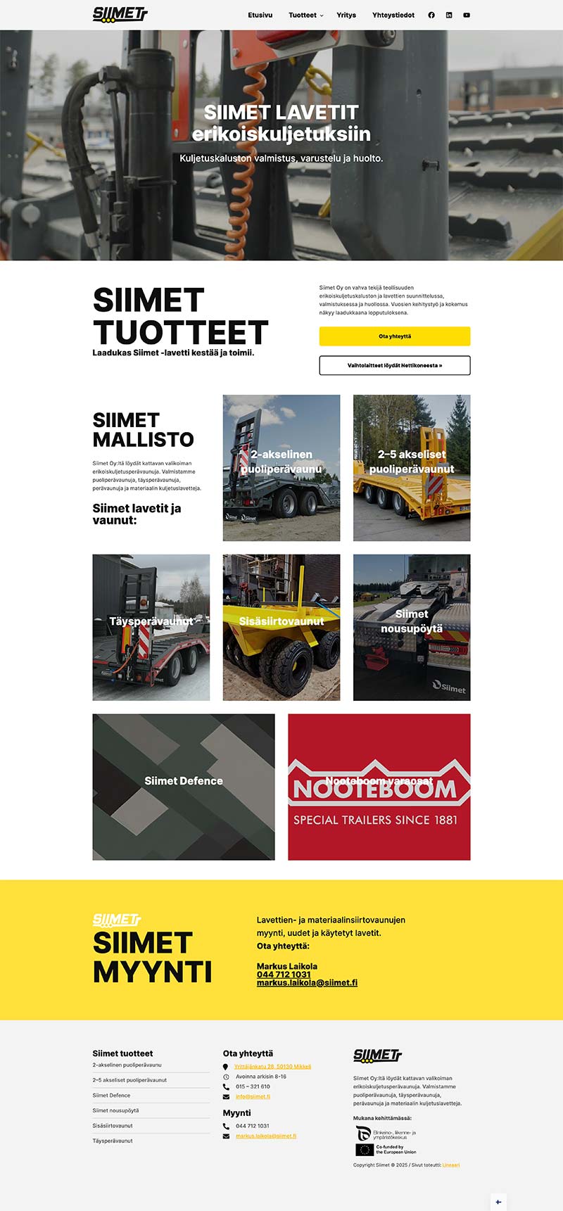 Siimetille uudet sivut